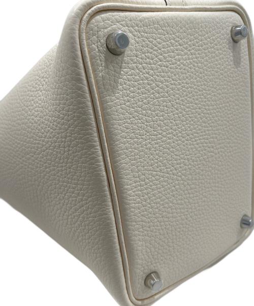 HERMES（エルメス）HERMES (エルメス) ピコタンロックPM/トリヨンクレマンス/クレーム/K刻印：2025年製/シルバー金具 クレーム サイズ:PM 未使用品の古着・服飾アイテム