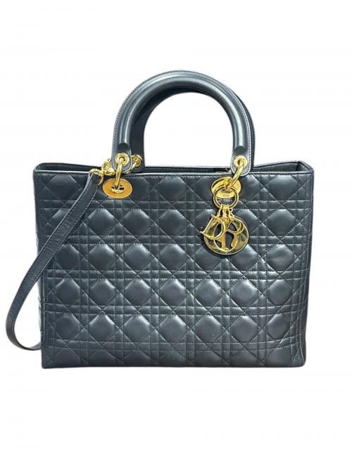 Christian Dior（クリスチャン ディオール）Christian Dior (クリスチャン ディオール) 2WAYショルダーバッグ/レディディオール ブラック サイズ:-の古着・服飾アイテム