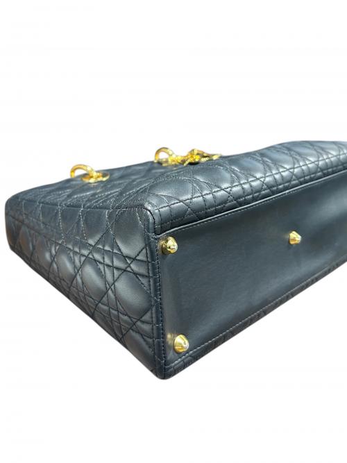 Christian Dior（クリスチャン ディオール）Christian Dior (クリスチャン ディオール) 2WAYショルダーバッグ/レディディオール ブラック サイズ:-の古着・服飾アイテム