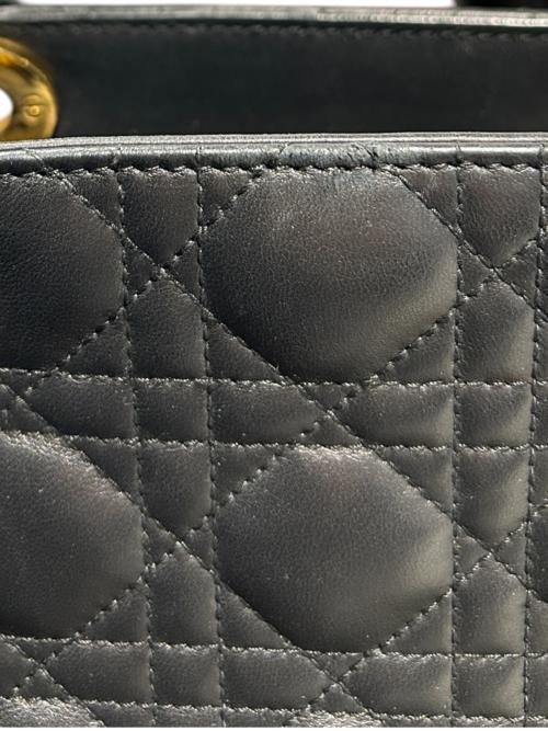 Christian Dior（クリスチャン ディオール）Christian Dior (クリスチャン ディオール) 2WAYショルダーバッグ/レディディオール ブラック サイズ:-の古着・服飾アイテム