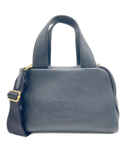 PRADA（プラダ）PRADA (プラダ) サイド三角プレートトップハンドルバッグ/RADA Triangle Logo Plate Top Handle Bag Saffiano Leather Handbag ブラックの古着・服飾アイテム