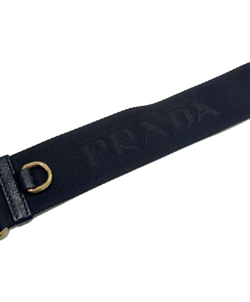 PRADA（プラダ）PRADA (プラダ) サイド三角プレートトップハンドルバッグ/RADA Triangle Logo Plate Top Handle Bag Saffiano Leather Handbag ブラックの古着・服飾アイテム