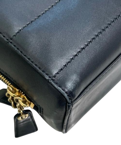 CHANEL（シャネル）CHANEL (シャネル) チョコバー チェーンショルダーバッグ ブラックの古着・服飾アイテム