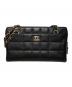 CHANEL（シャネル）の古着「チョコバー チェーンショルダーバッグ」｜ブラック