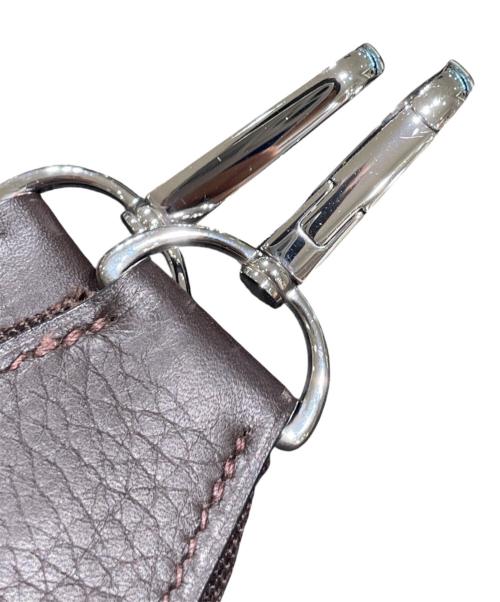 HERMES（エルメス）HERMES (エルメス) エヴリン GM/トワルアッシュ/エクリュ/ブラウン系/□J:2006 エクリュ/ブラウン系 サイズ:GMの古着・服飾アイテム