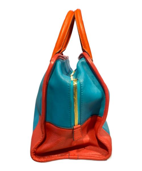 LOEWE（ロエベ）LOEWE (ロエベ) アマソナ ハンドバッグ ブルーの古着・服飾アイテム