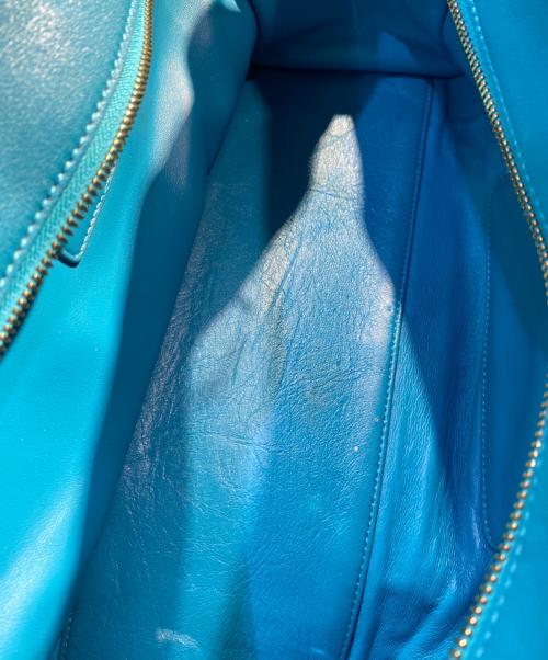 LOEWE（ロエベ）LOEWE (ロエベ) アマソナ ハンドバッグ ブルーの古着・服飾アイテム