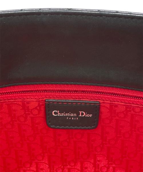 Christian Dior（クリスチャン ディオール）Christian Dior (クリスチャン ディオール) カナージュトートバッグ ブラックの古着・服飾アイテム