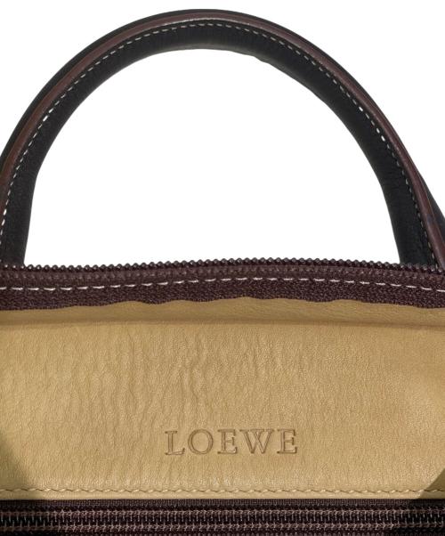 LOEWE（ロエベ）LOEWE (ロエベ) アマソナ28/スウェードハンドバッグ ベージュ サイズ:28の古着・服飾アイテム