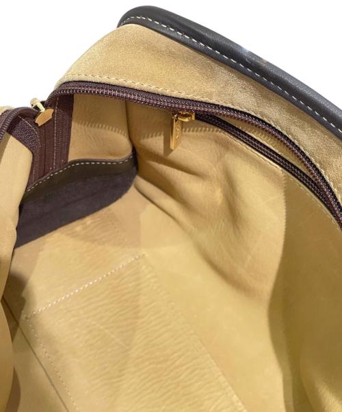 LOEWE（ロエベ）LOEWE (ロエベ) アマソナ28/スウェードハンドバッグ ベージュ サイズ:28の古着・服飾アイテム