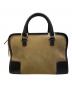 LOEWE (ロエベ) アマソナ28/スウェードハンドバッグ ベージュ サイズ:28：100000円