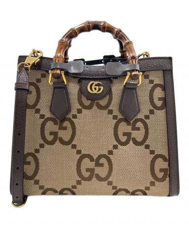中古・古着通販】GUCCI (グッチ) ダイアナスモールトートバッグ