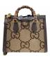 GUCCI（グッチ）の古着「ダイアナスモールトートバッグ ジャンボGG/GUCCI Diana Small Tote Bag Jumbo GG」｜ベージュ
