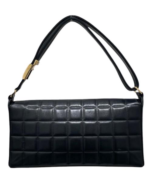 CHANEL（シャネル）CHANEL (シャネル) チョコバーワンショルダーバッグ ブラックの古着・服飾アイテム
