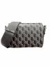 GUCCI（グッチ）の古着「ロッソアンコーラ ミニショルダーバッグ GGシャドウ 802029」｜ブラック