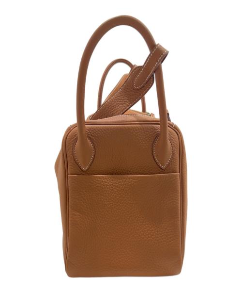 HERMES（エルメス）HERMES (エルメス) Lindy 30 リンディ 30/トリヨンクレマンス/ゴールド/シルバー金具/□O刻印:2011年製 ゴールド サイズ:30の古着・服飾アイテム