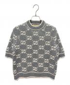GUCCIグッチ）の古着「GGニット」｜グレー
