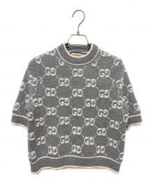 GUCCI（グッチ）の古着「GGニット」｜グレー