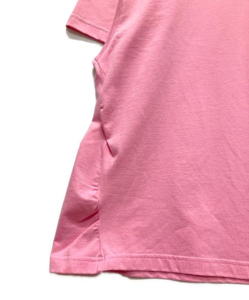 BALENCIAGA（バレンシアガ）BALENCIAGA (バレンシアガ) BEBE ラインストーンロゴTシャツ/オーバーサイズTシャツ ピンク ピンク サイズ:2の古着・服飾アイテム
