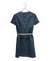 GUCCI (グッチ) GUCCI GG Jacquard Denim Dress/グッチ GGジャカード デニムドレス インディゴ サイズ:36：170000円