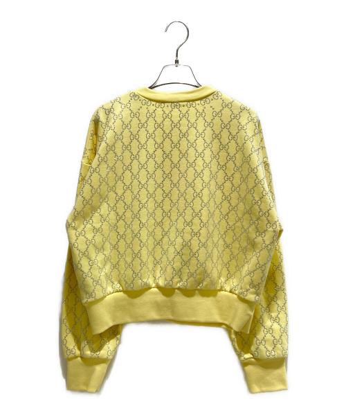 GUCCI（グッチ）GUCCI (グッチ) GGロゴスウェット イエロー サイズ:XS 未使用品の古着・服飾アイテム