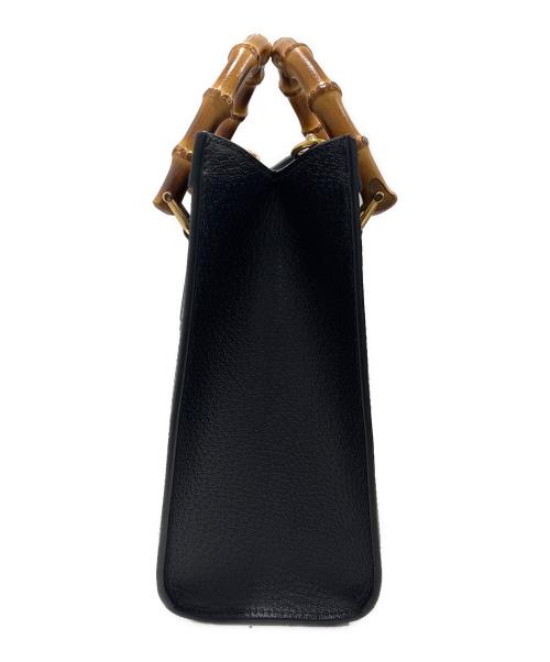 GUCCI（グッチ）GUCCI (グッチ) ダイアナ ミディアム トートバッグ ‎702721 U3ZDT 1073 ブラック サイズ:ミディアムの古着・服飾アイテム