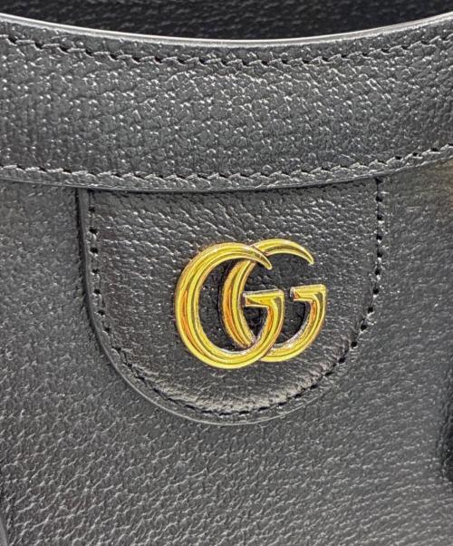 GUCCI（グッチ）GUCCI (グッチ) ダイアナ ミディアム トートバッグ ‎702721 U3ZDT 1073 ブラック サイズ:ミディアムの古着・服飾アイテム