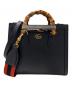 GUCCI（グッチ）の古着「ダイアナ ミディアム トートバッグ ‎702721 U3ZDT 1073」｜ブラック