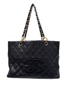 CHANEL（シャネル）の古着「チェーントートバッグ」｜ブラック