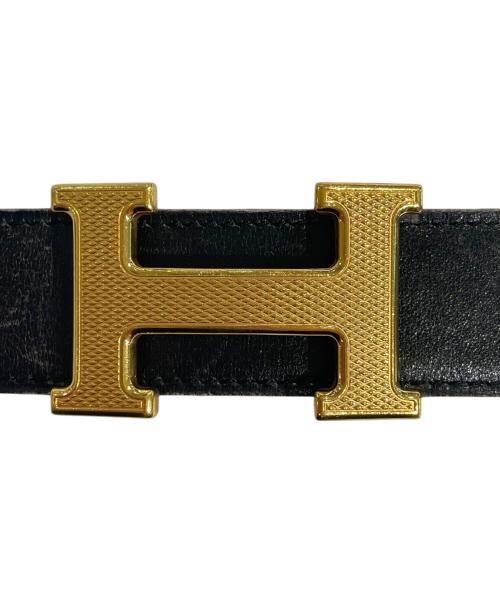 HERMES（エルメス）HERMES (エルメス) Hコンスタンス ベルト ブラック サイズ:80の古着・服飾アイテム