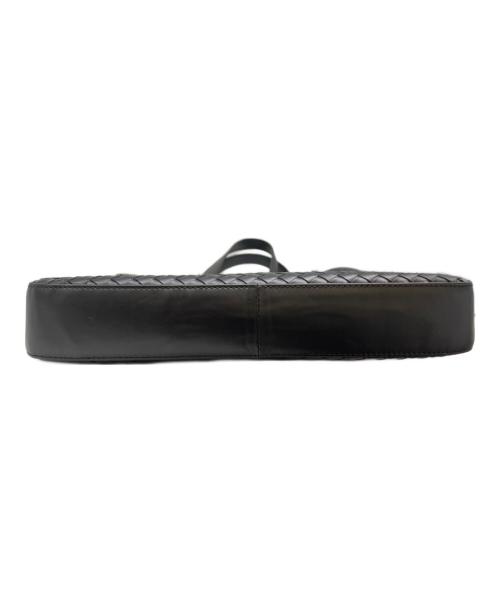 BOTTEGA VENETA（ボッテガベネタ）BOTTEGA VENETA (ボッテガベネタ) イントレチャートトートバッグ ブラック サイズ:ーの古着・服飾アイテム
