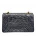 CHANEL (シャネル) Matelassé 25 Double Flap Chain Shoulder Bag/マトラッセ25 Wフラップチェーンショルダーバッグ ブラック サイズ:25：630000円