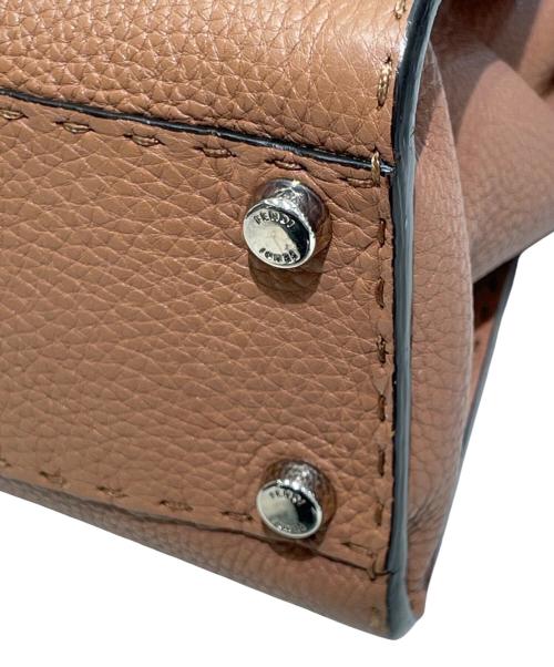 FENDI（フェンディ）FENDI (フェンディ) セレリア ピーカブー ミディアム ブラウン サイズ:ミディアム　の古着・服飾アイテム
