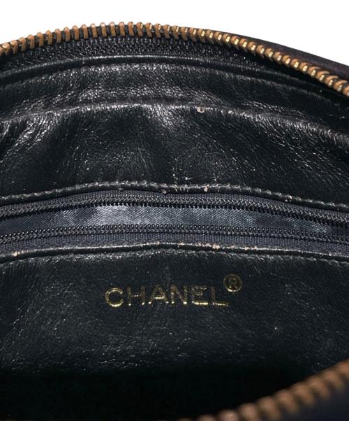 CHANEL（シャネル）CHANEL (シャネル) ココマークフリンジショルダーバッグ ブラックの古着・服飾アイテム