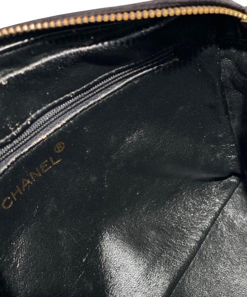 CHANEL（シャネル）CHANEL (シャネル) ココマークフリンジショルダーバッグ ブラックの古着・服飾アイテム