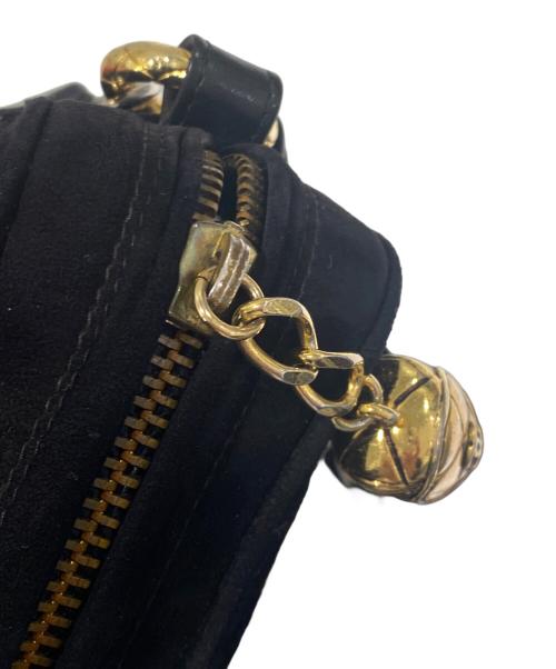CHANEL（シャネル）CHANEL (シャネル) ココマークフリンジショルダーバッグ ブラックの古着・服飾アイテム