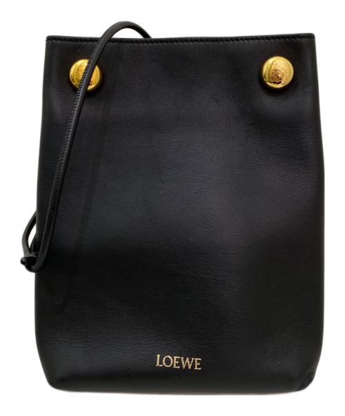 LOEWE（ロエベ）LOEWE (ロエベ) ペブルポーチ ブラックの古着・服飾アイテム