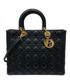 Christian Diorクリスチャン ディオール）の古着「レディディオール ラージ」｜ブラック