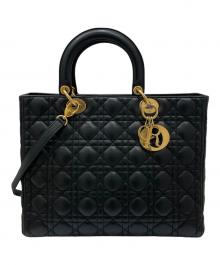 Christian Dior（クリスチャン ディオール）の古着「レディディオール ラージ」｜ブラック
