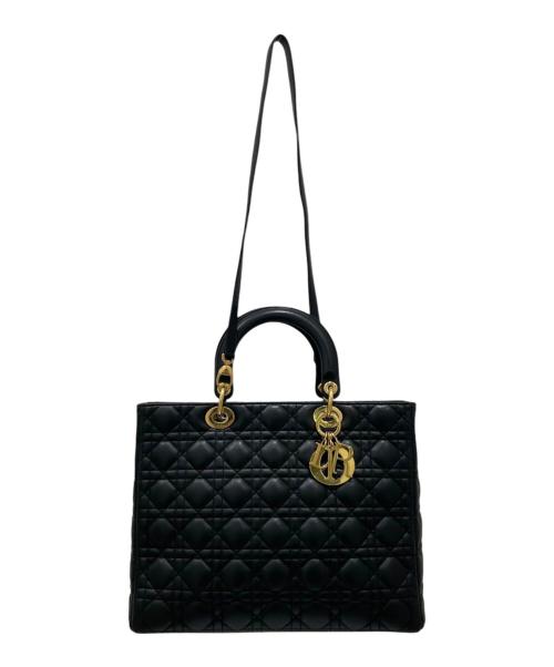 Christian Dior（クリスチャン ディオール）Christian Dior (クリスチャン ディオール) レディディオール ラージ ブラックの古着・服飾アイテム