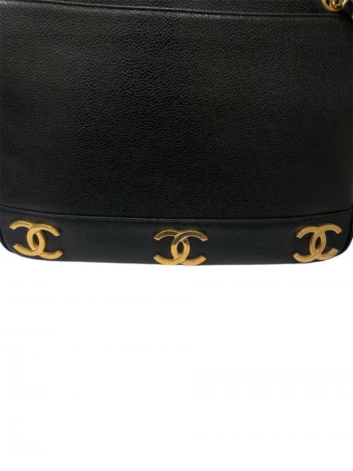 CHANEL（シャネル）CHANEL (シャネル) トリプルココマーク トートバッグ ブラックの古着・服飾アイテム