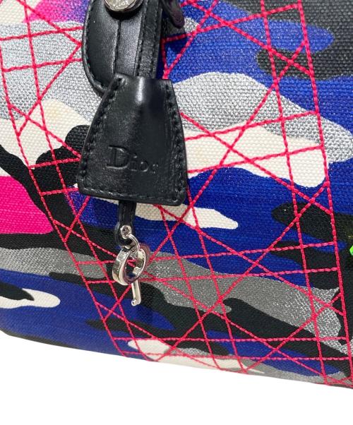Christian Dior（クリスチャン ディオール）Christian Dior (クリスチャン ディオール) カモフラージュ ミニボストンバッグ マルチカラーの古着・服飾アイテム