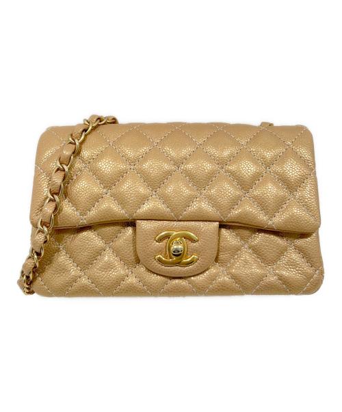 CHANEL（シャネル）CHANEL (シャネル) ミニ マトラッセ 20 チェーンショルダーバッグ/Mini Matelasse Chain Shoulder Bag ゴールド サイズ:ミニ/mini/20の古着・服飾アイテム