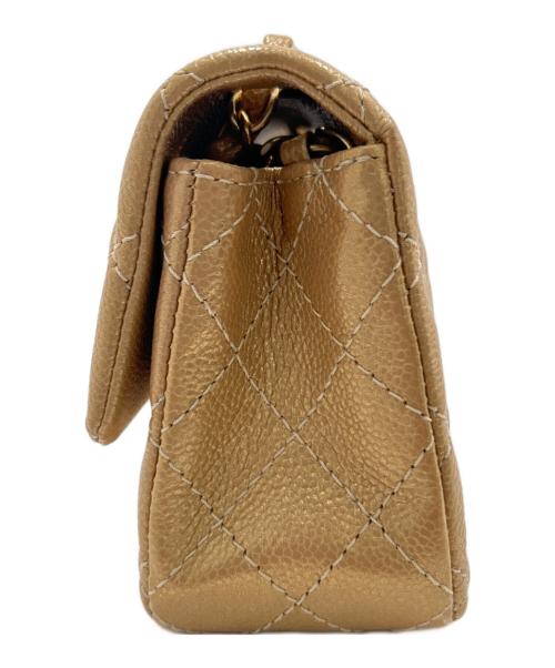 CHANEL（シャネル）CHANEL (シャネル) ミニ マトラッセ 20 チェーンショルダーバッグ/Mini Matelasse Chain Shoulder Bag ゴールド サイズ:ミニ/mini/20の古着・服飾アイテム