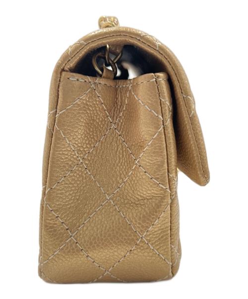 CHANEL（シャネル）CHANEL (シャネル) ミニ マトラッセ 20 チェーンショルダーバッグ/Mini Matelasse Chain Shoulder Bag ゴールド サイズ:ミニ/mini/20の古着・服飾アイテム