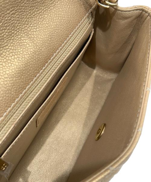 CHANEL（シャネル）CHANEL (シャネル) ミニ マトラッセ 20 チェーンショルダーバッグ/Mini Matelasse Chain Shoulder Bag ゴールド サイズ:ミニ/mini/20の古着・服飾アイテム