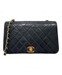 CHANEL（シャネル）の古着「Matelassé 23 Full Flap Chain Shoulder Bag/マトラッセ 23 フルフラップ」｜ブラック