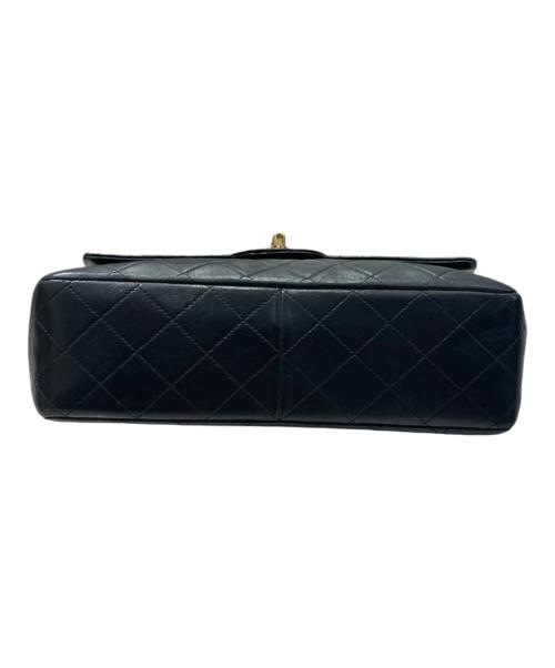 CHANEL（シャネル）CHANEL (シャネル) マトラッセ 25 ダブルフラップ チェーンショルダーバッグ ブラック サイズ:25の古着・服飾アイテム