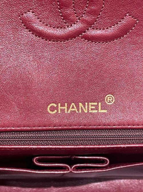 CHANEL（シャネル）CHANEL (シャネル) マトラッセ 25 ダブルフラップ チェーンショルダーバッグ ブラック サイズ:25の古着・服飾アイテム