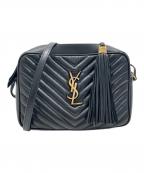 Saint Laurent Parisサンローランパリ）の古着「Lou Camera Shoulder Bag ルーカメラ レザー ショルダーバッグ 574494」｜ブラック
